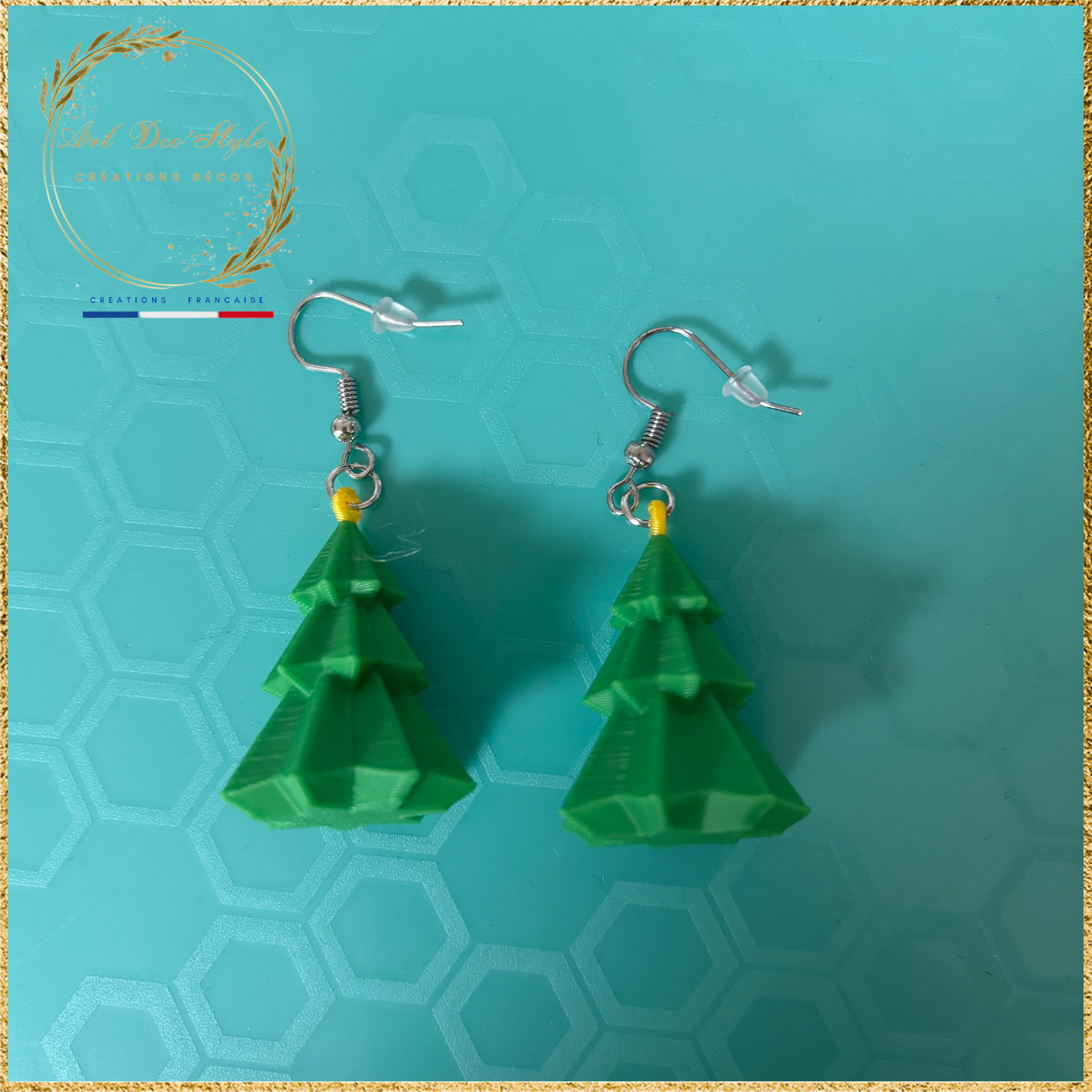 boucle d'oreille SAPIN DE NOËL