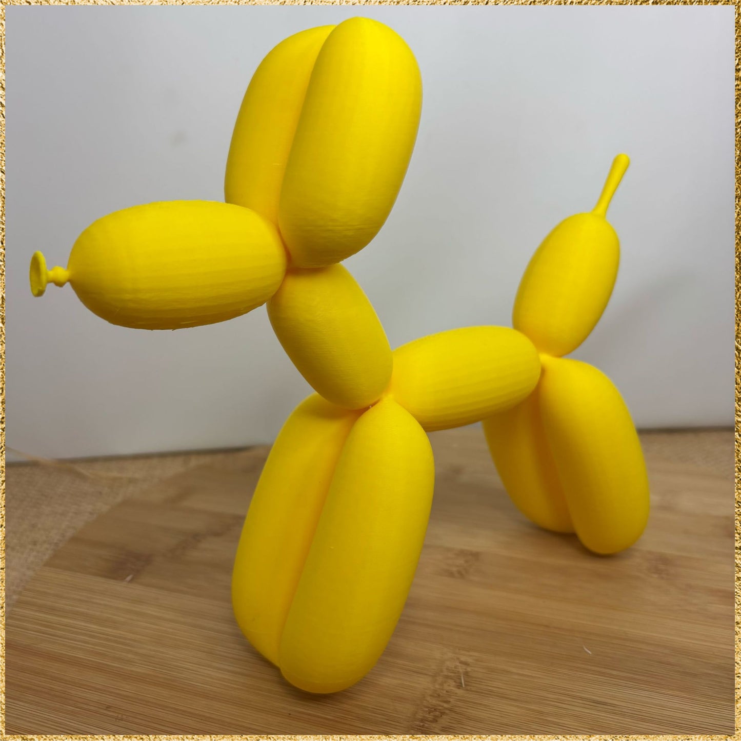 Chien Ballon jaune en PLA