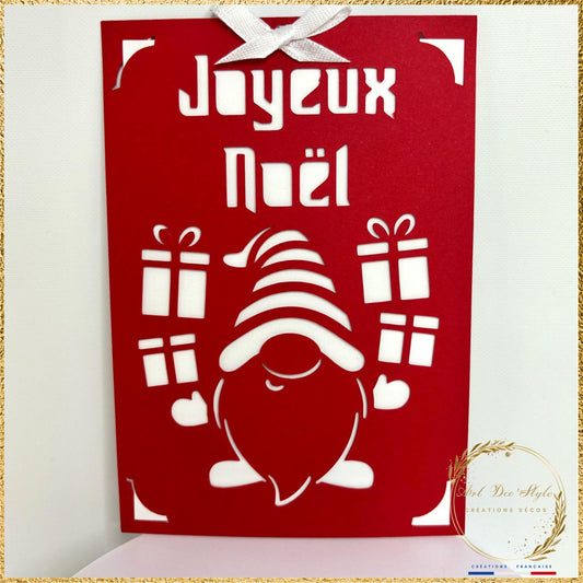 CARTE DE VOEUX NOEL,CARTE DE VOEUX PERSONNALISÉE, CHRISTMAS CARD ,FETE DE FIN D'ANNÉE, CARTERIE NOEL,DECORATION DE NOEL,CARTE DE JOYEUX NOEL