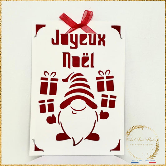 CARTE DE VOEUX NOEL,CARTE DE VOEUX PERSONNALISÉE, CHRISTMAS CARD ,FETE DE FIN D'ANNÉE, CARTERIE NOEL,DECORATION DE NOEL,CARTE DE JOYEUX NOEL