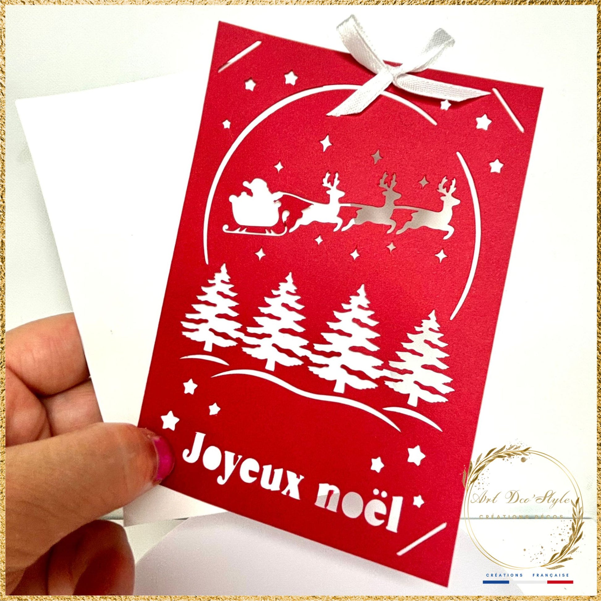 CARTE DE VOEUX NOEL,CARTE DE VOEUX PERSONNALISÉE, CHRISTMAS CARD ,FETE DE FIN D'ANNÉE, CARTERIE NOEL,DECORATION DE NOEL,CARTE DE JOYEUX NOEL