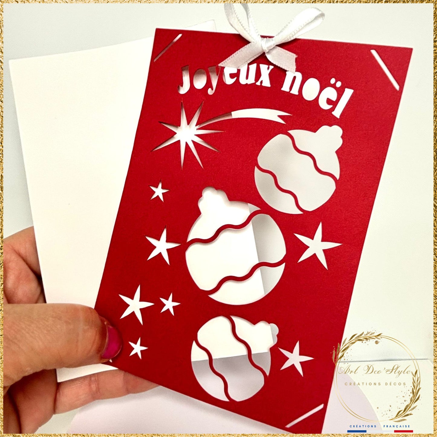 CARTE DE VOEUX NOEL,CARTE DE VOEUX PERSONNALISÉE, CHRISTMAS CARD ,FETE DE FIN D'ANNÉE, CARTERIE NOEL,DECORATION DE NOEL