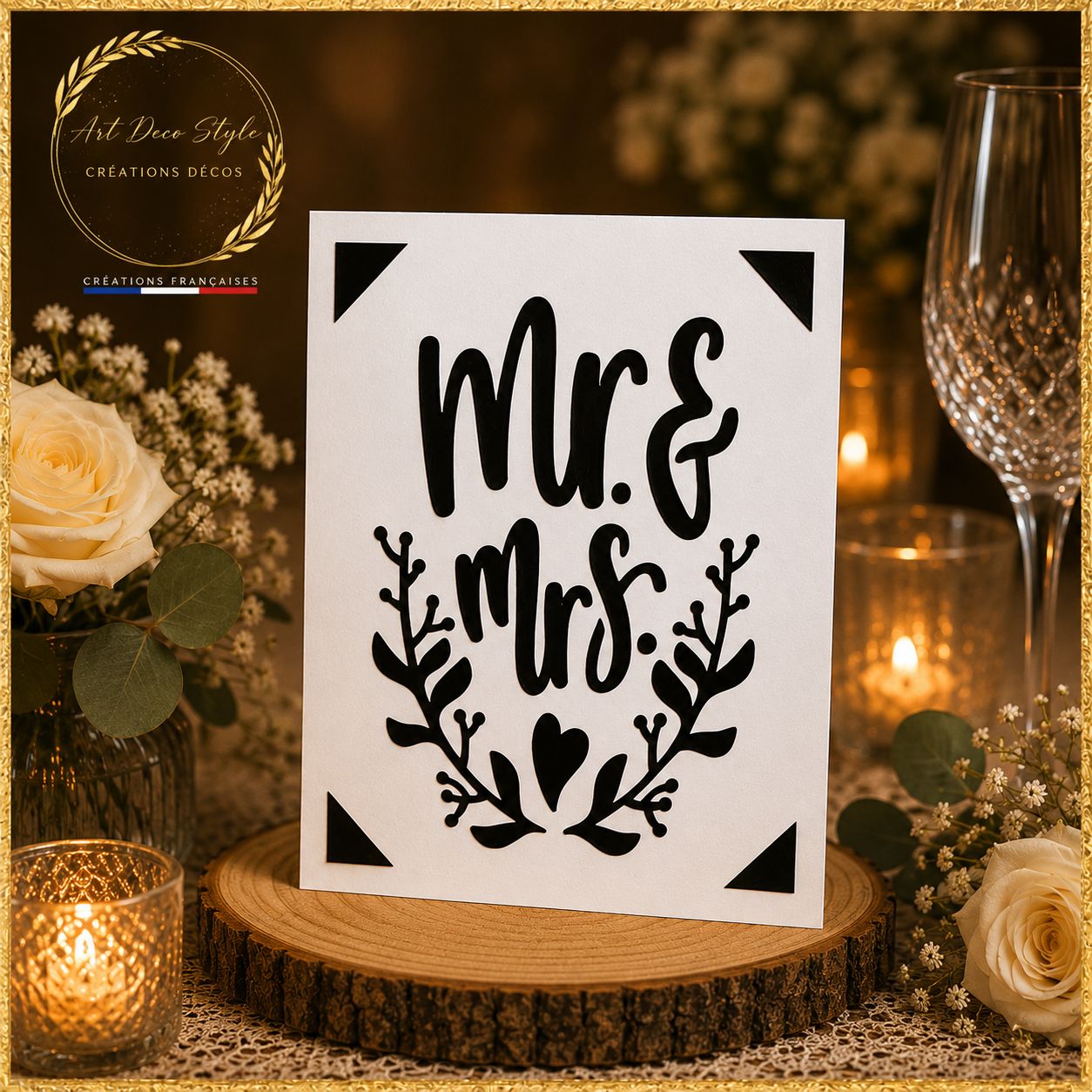 FAIRE PART MODERNE PERSONNALISE MARIAGE
