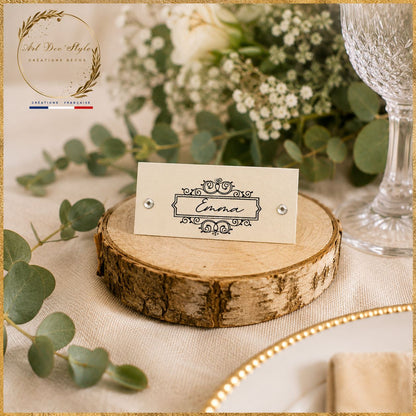 MARQUE PLACE PERSONNALISÉ POUR MARIAGE
