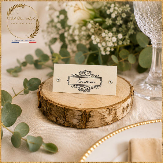 MARQUE PLACE PERSONNALISÉ POUR MARIAGE