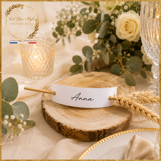 MARQUE PLACE POUR FLEURS SECHEES