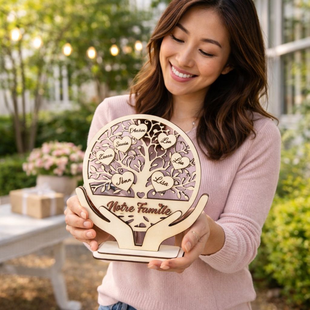 ♥️ - Arbre de Vie personnalisé, 🎁 Le cadeau qui fera fondre le coeur de votre maman