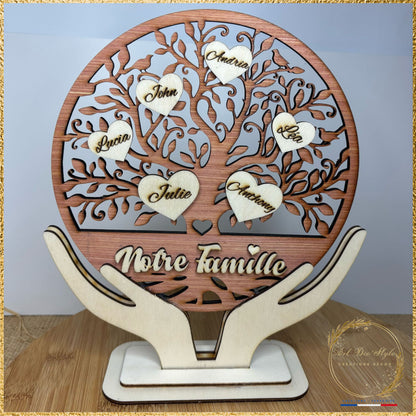 Arbre de vie personnalisé
Prénom gravé
Décoration murale
Cadeau famille
Bois
Gravure laser
Symbole familial
Arbre généalogique
Médaillons prénoms
Cadeau personnalisé
Décoration intérieure
Arbre de vie mural
Cadeau naissance
Arbre de vie famille
Bois de peuplier
Arbre de vie avec cœurs
Décoration bois naturel
Cadeau mariage
Arbre de vie sur mesure
Talisman familial