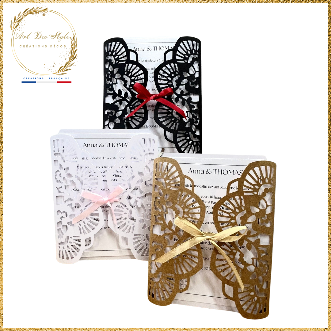 Faire-Part de Mariage Dentelle