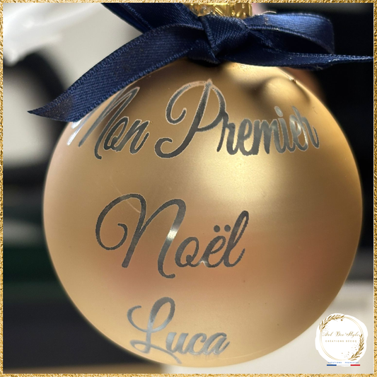 Boule de Noël personnalisée