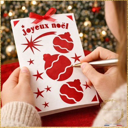 carte de noel original predecoupé 