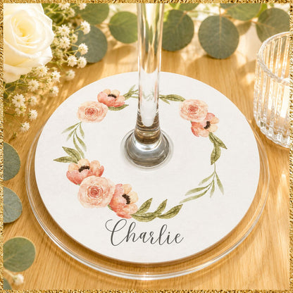 a décoration des verres apportent une touche originale et fonctionnelle.Elle s'associera à votre thème et servira de repère marque place pour vos convives.
