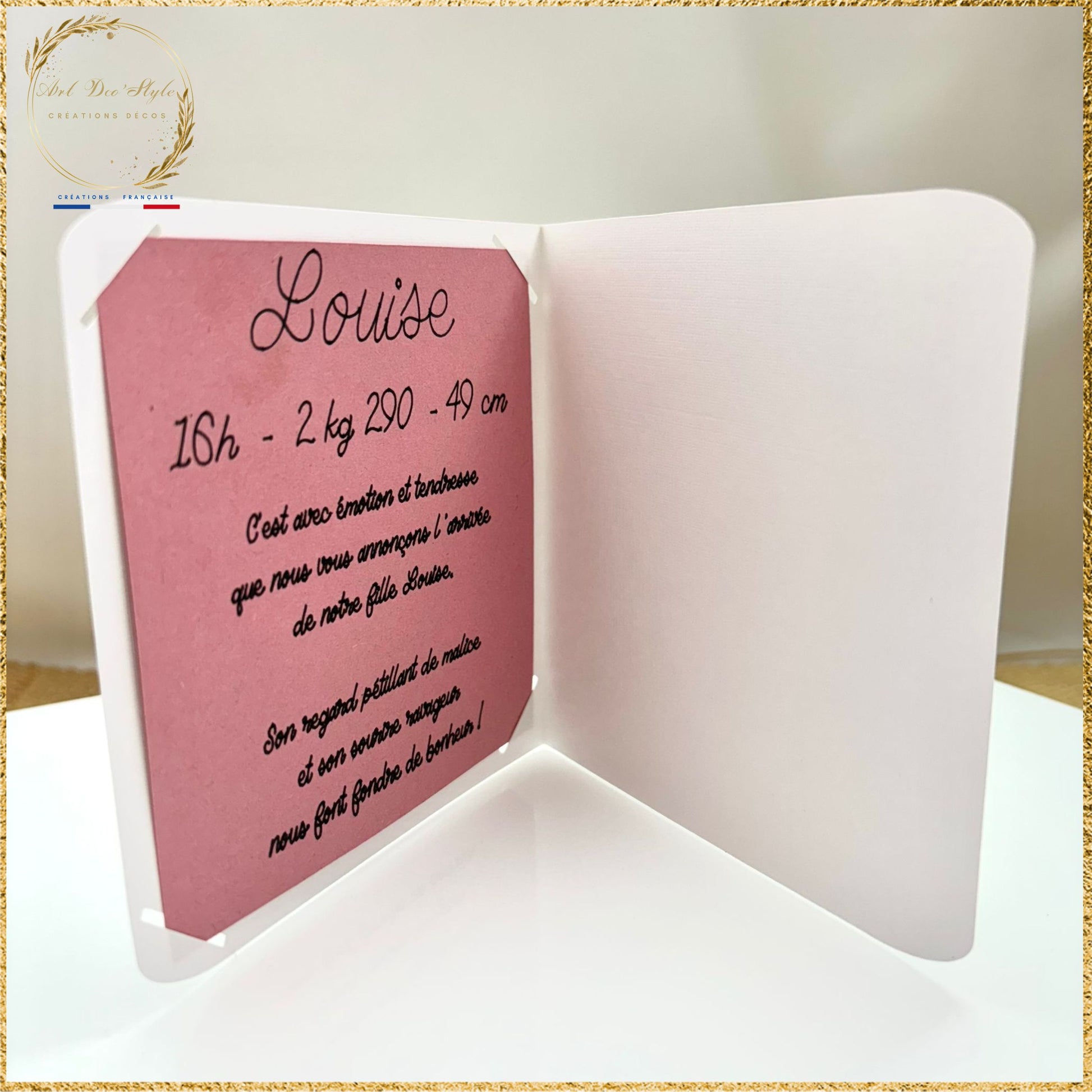 Bienvenue sur notre site dédié aux Faire-part. Que vous soyez à la recherche d'un Faire-part de mariage, d'un Faire-part de naissance, ou d'un Faire-part pour une occasion spéciale, nous avons ce qu 'il vous faut. Chaque Faire-part est conçu avec soin et attention, reflétant votre style unique et l'importance de votre événement.