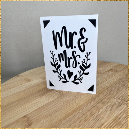 Faire-Part de Mariage Mr et Mme