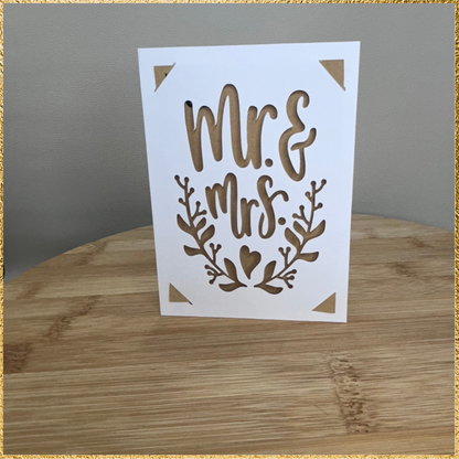 Faire-Part de Mariage Mr et Mme