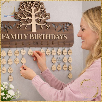 cadeau original calendrier pour famille