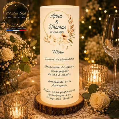 menu-photophore-mariage-personnalise