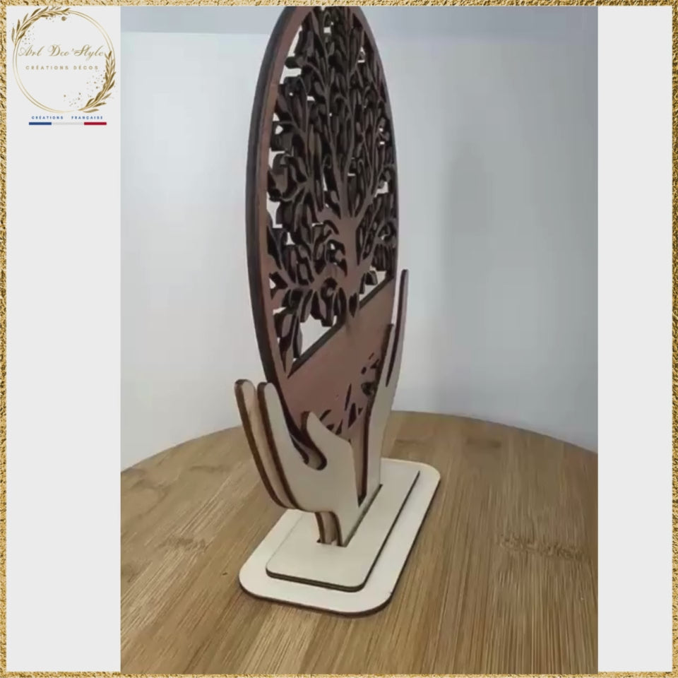 Arbre de vie personnalisé
Prénom gravé
Décoration murale
Cadeau famille
Bois
Gravure laser
Symbole familial
Arbre généalogique
Médaillons prénoms
Cadeau personnalisé
Décoration intérieure
Arbre de vie mural
Cadeau naissance
Arbre de vie famille
Bois de peuplier
Arbre de vie avec cœurs
Décoration bois naturel
Cadeau mariage
Arbre de vie sur mesure
Talisman familial
