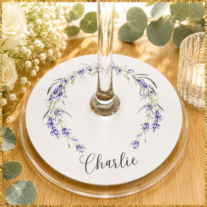 a décoration des verres apportent une touche originale et fonctionnelle.Elle s'associera à votre thème et servira de repère marque place pour vos convives.