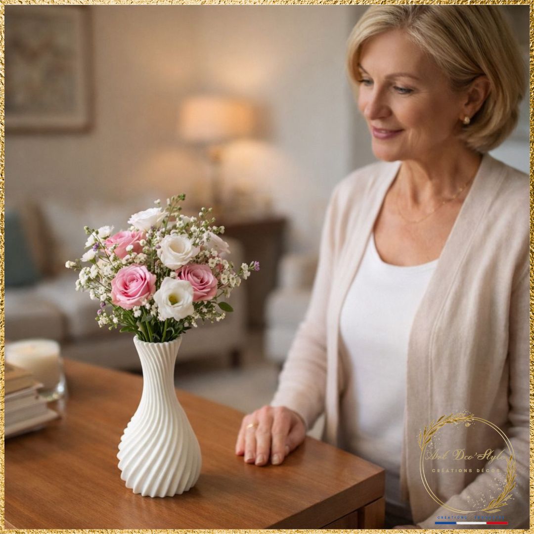 vase en 3d decoration de table