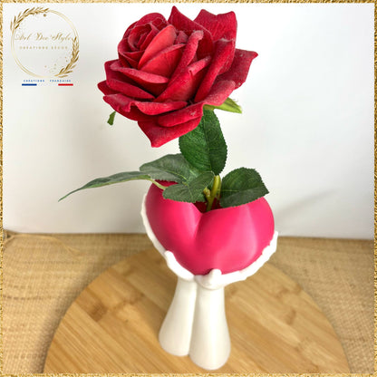 vase main porte ton coeur en PLA